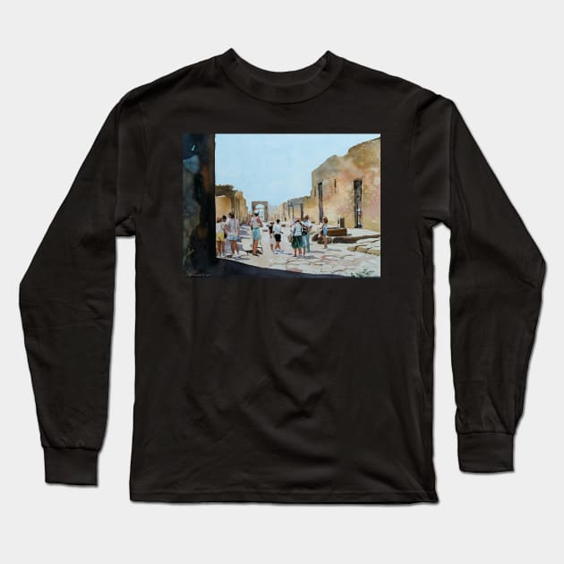 Pompeii Long Sleeve T-Shirt by arlyon